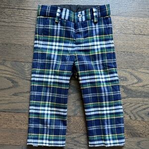 Janie and Jack Wool Plaid Pants fully lined size 18-24 mos